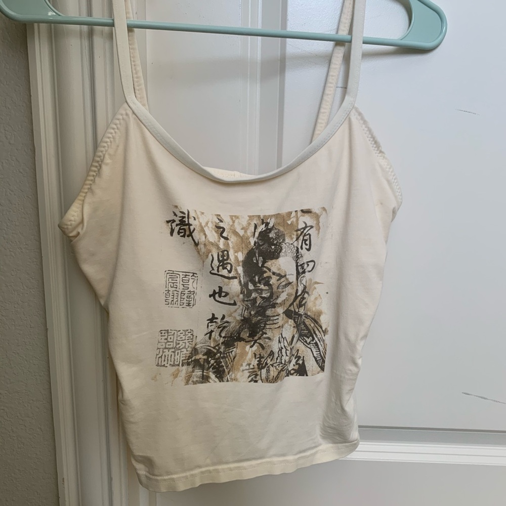 White tank top